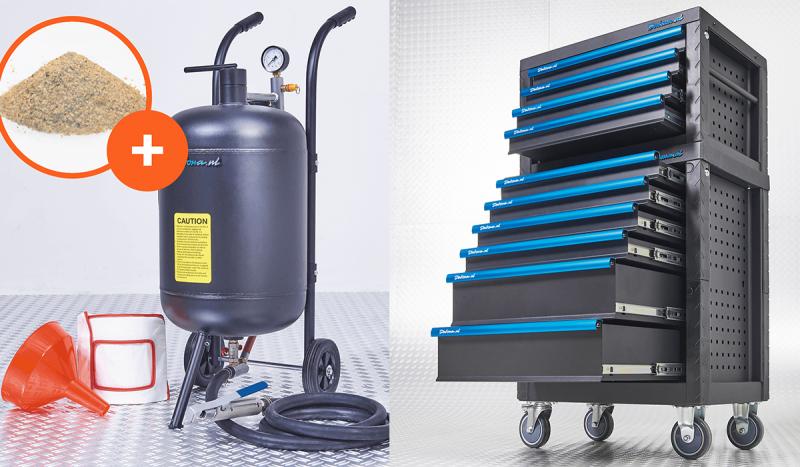 Weekdeals - Gereedschapswagen & Straalketel