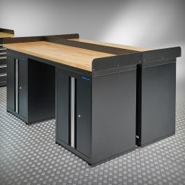 Werkbank voor in de schuur