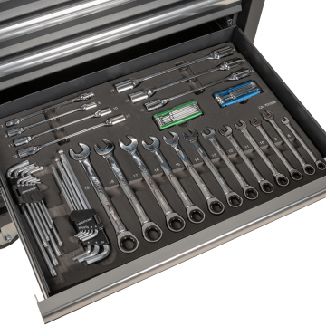 39-delige ringratelset, kniesleutelset, inbus en torx Smoos Softmodule