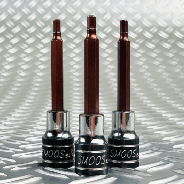 Losse inbus dop H7 met 1/2 inch opname - 3 stuks