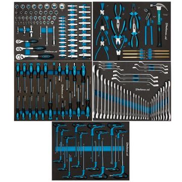Gereedschapsset "Ultimate PRO" 171-delig - voor 5 lades