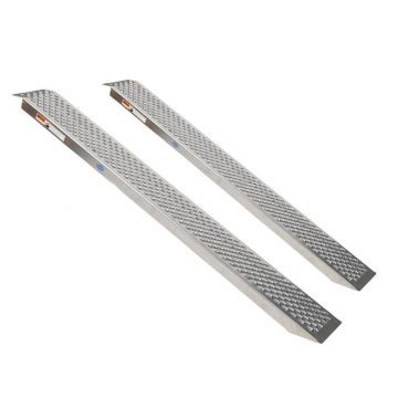 Aluminium rijplaat - 200 cm - 2 stuks