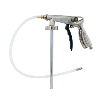 Undercoating spraygun met flexibele tuit