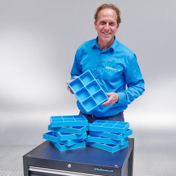 Vakverdeling met 6 compartimenten - 10 stuks