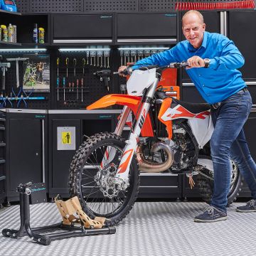 Inrijklem voor crossmotoren