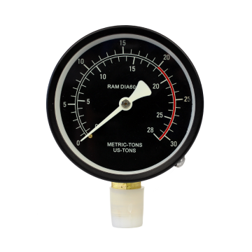 Manometer 30 bar voor 20 ton werkplaatspers (DT-56206)