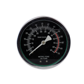 Manometer 70 bar voor 50 ton werkplaatspers (DT-56214)