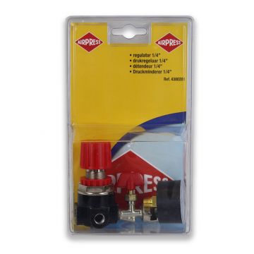 Reduceerventiel 1/4" aansluiting voor Airpress compressoren