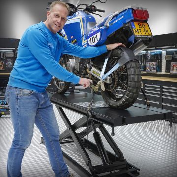 Wielharnas voor motorfietsen