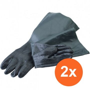 Straalcabine handschoenen - normaal (2 stuks)