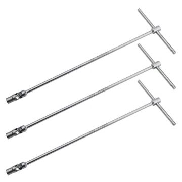 T-sleutel 19 mm met cardangewricht - 3 stuks