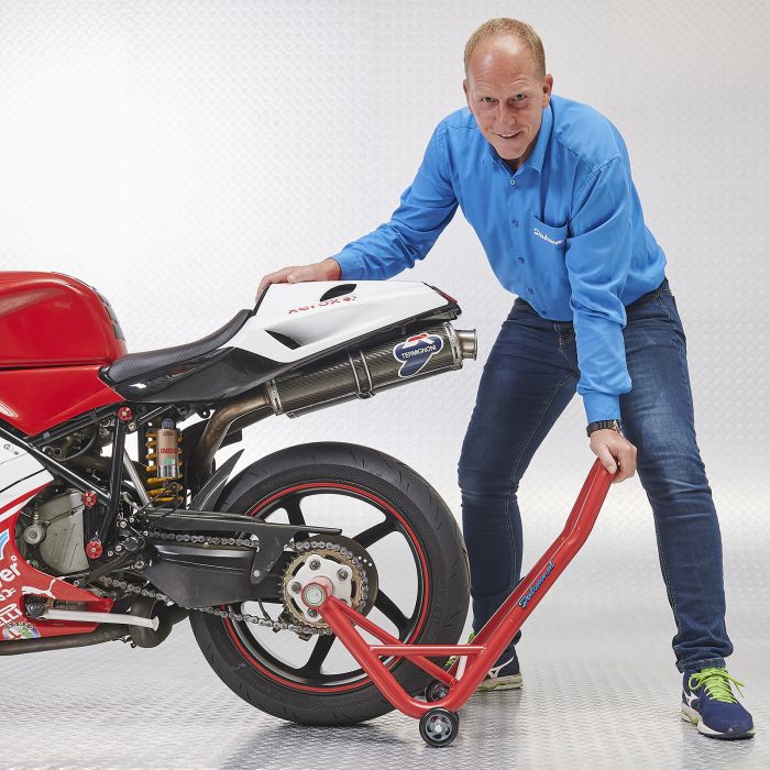 Extra sterke paddockstand enkelzijdige ophanging - Ducati (21,7 en 25,7 mm)