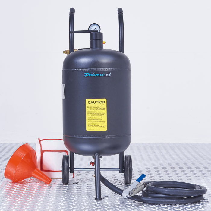 Mobiele straalketel 45 liter + soda straalkit