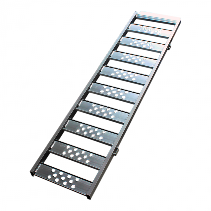 Aluminium oprijplaat inhaakbaar - 195 cm