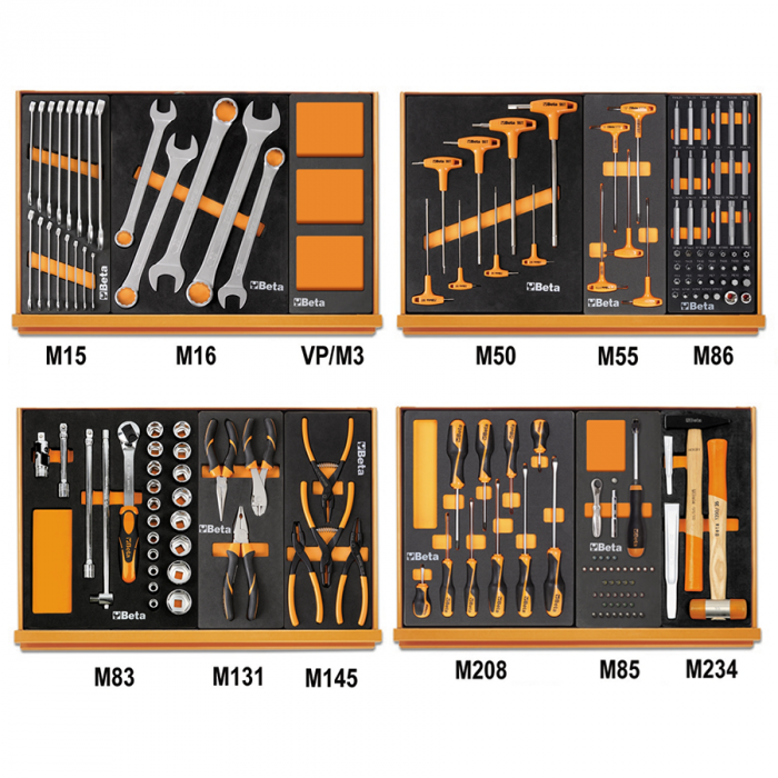 Beta gereedschapsmodule pakket 170-delig