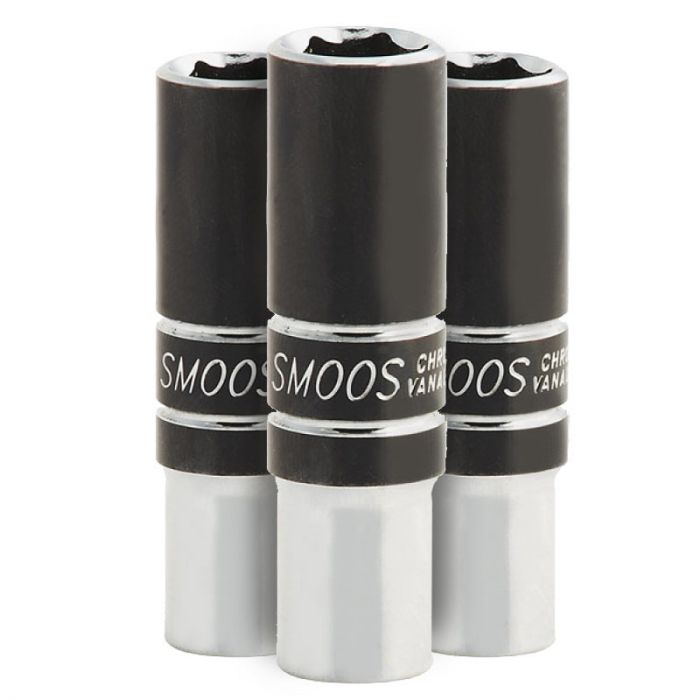 Losse dop 20 mm extra lang met 3/8" opname - 3 stuks