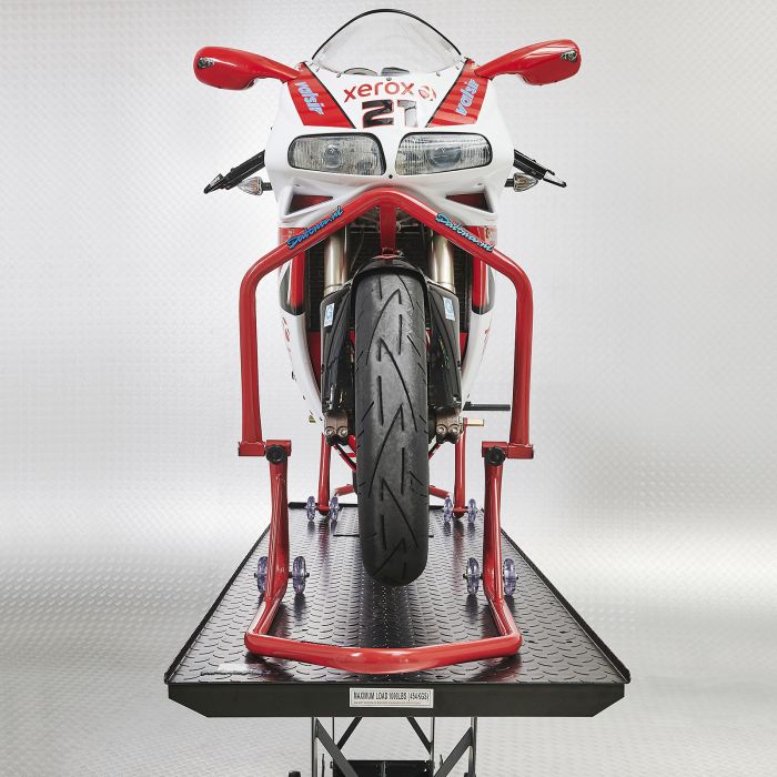 Rode paddockstand Xtreme - voorwiel