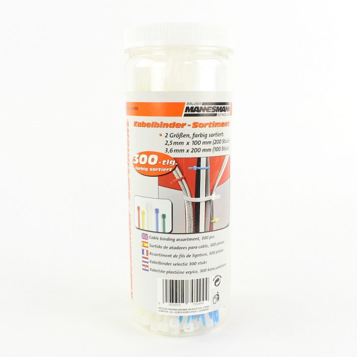 Tie-wraps kabelbinders 300-delig