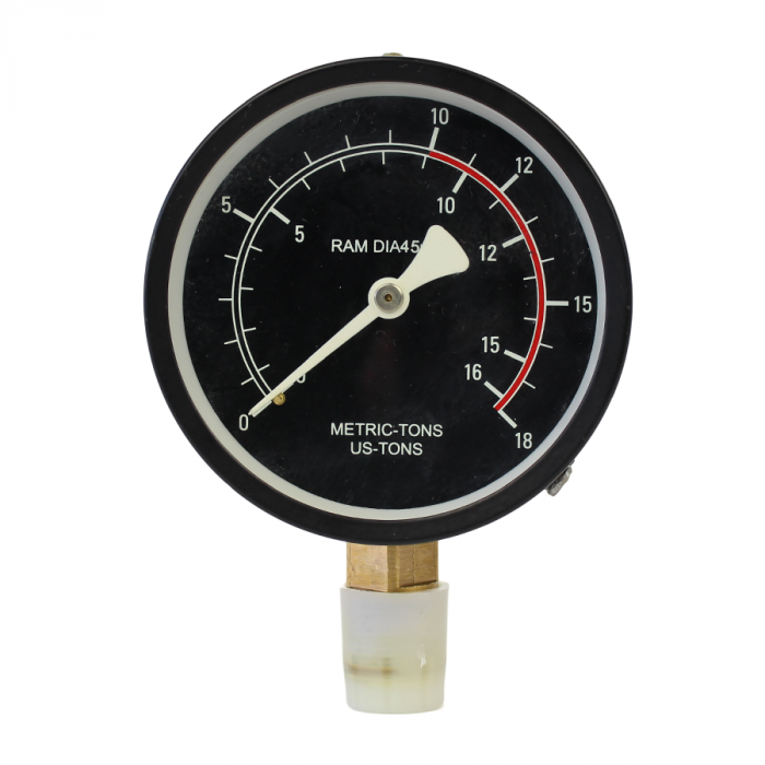 Drukmeter 18 bar voor 10 ton werkplaatspers (DT-56202)