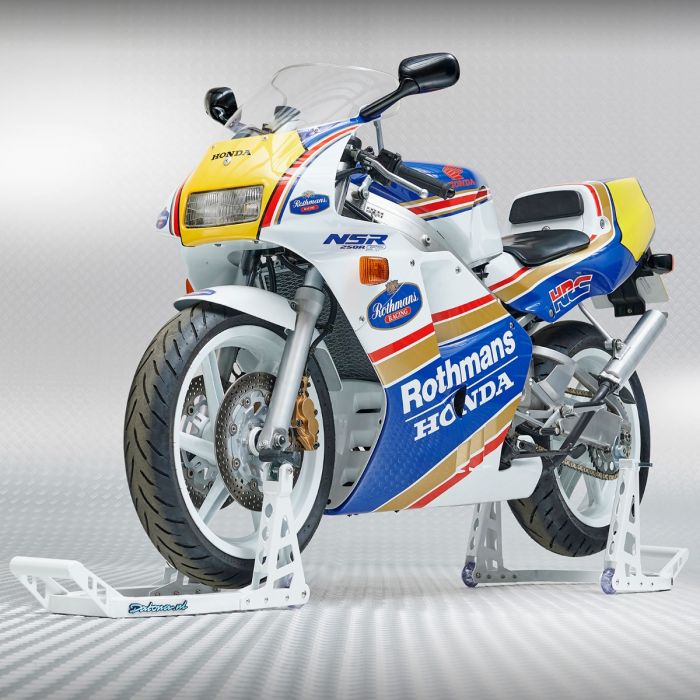 MotoGP Paddockstand voorwiel - BMW wit