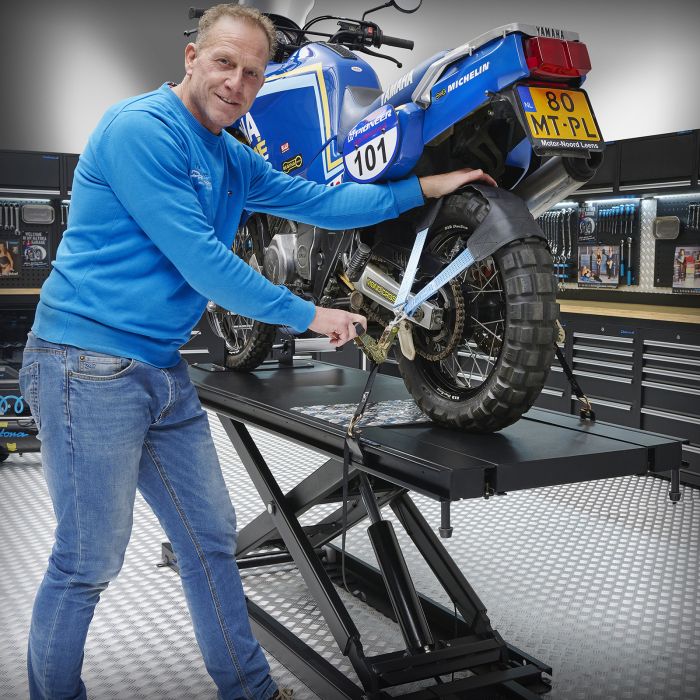 Wielharnas voor motorfietsen