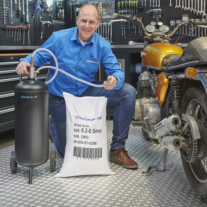 Combivoordeel: Soda straalketel - 26 liter + 20 kg soda
